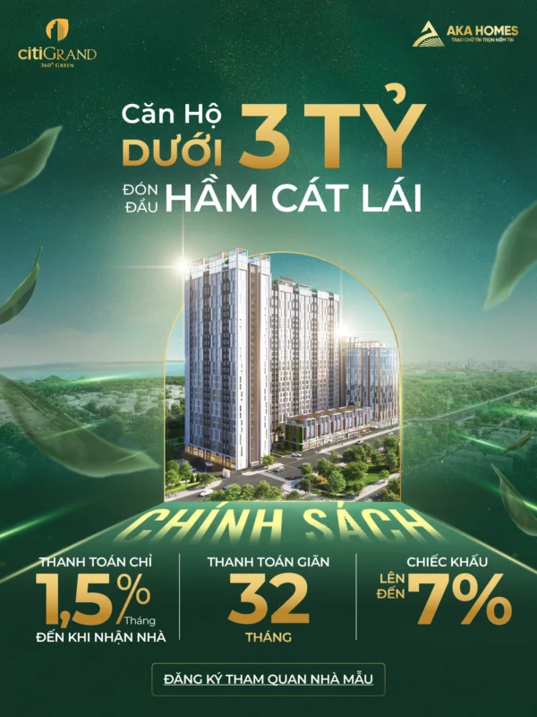 Chính sách bán hàng CitiGrand Kiến Á Cát Lái