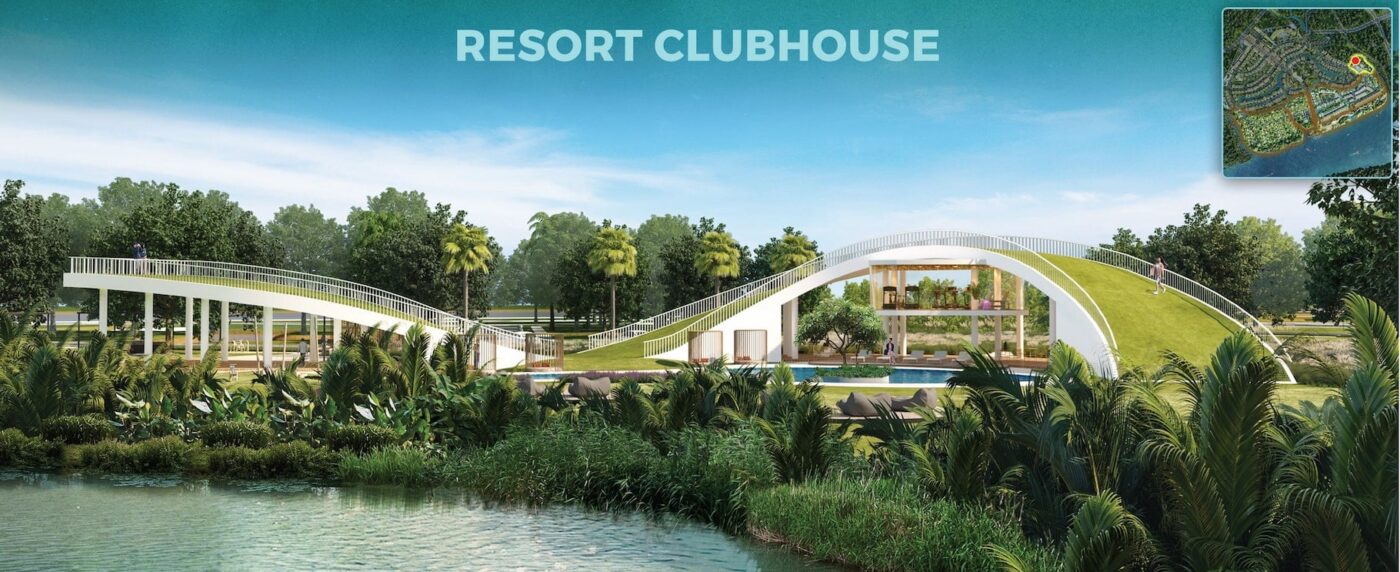 Phối cảnh tiện ích Clubhouse Dự Án Eco Retreat Long An