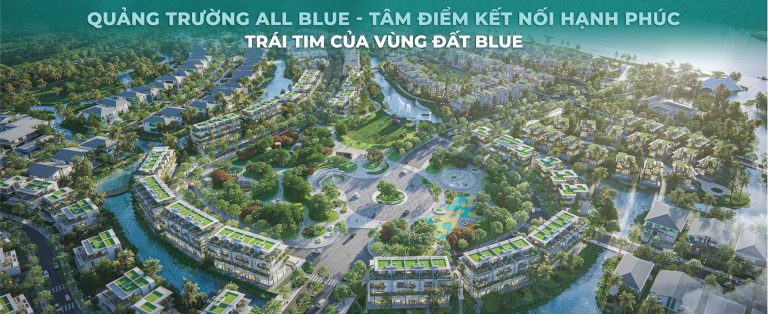 Phối cảnh tiện ích Quảng trường All Blue Dự Án Eco Retreat Long An