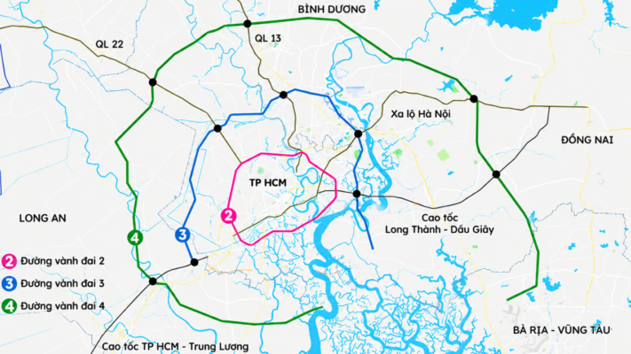 Vành Đai 4 hoàn thiện mạng lưới liên kết vùng Đông Nam Bộ