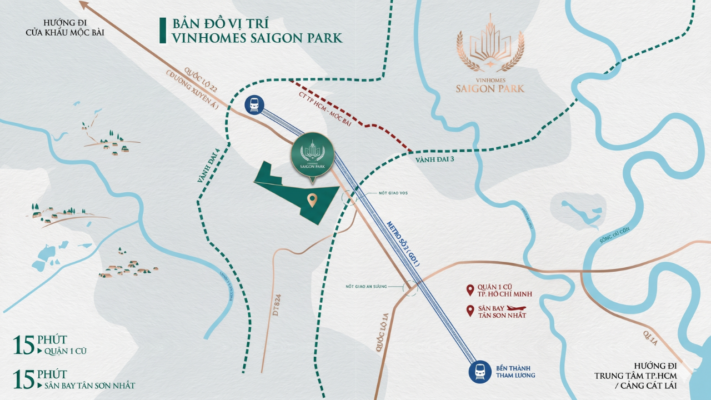 Hạ tầng và quy hoạch tạo lực đẩy mạnh cho Vinhomes SaiGon Park