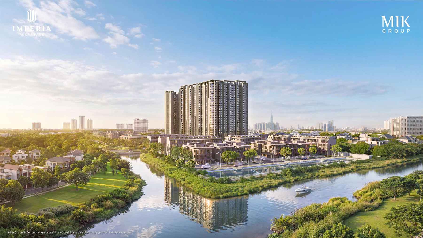 Căn hộ 3 mặt sông Imperia Sensa Park